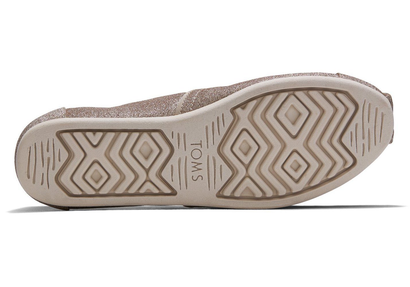 Toms Espadryle Damskie Złote - Alpargata Glitter - 23SJEVTWI